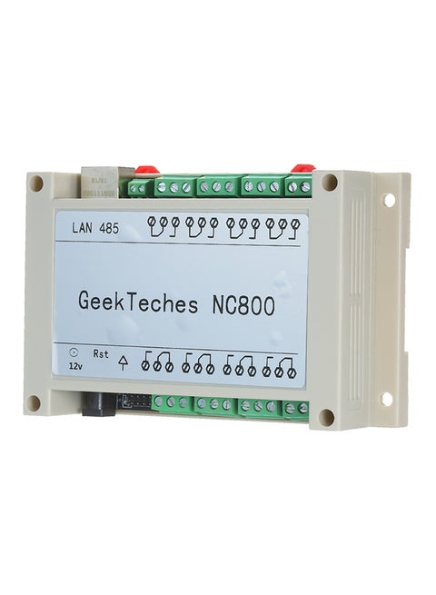 TCP/IP Remote Controller Module With 8 Channel Relay White