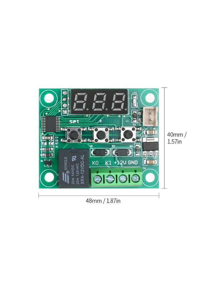 Generic XH-W1209 Digital Thermostat High Precision Temperature Controller Multicolour  - Image 4