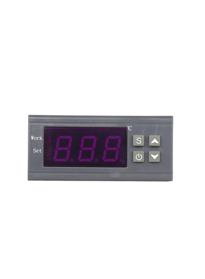 Generic - MH-1210W Intelligent Micro Computer Digital Temperature Controller With Sensor Grey/Orange - Image 1