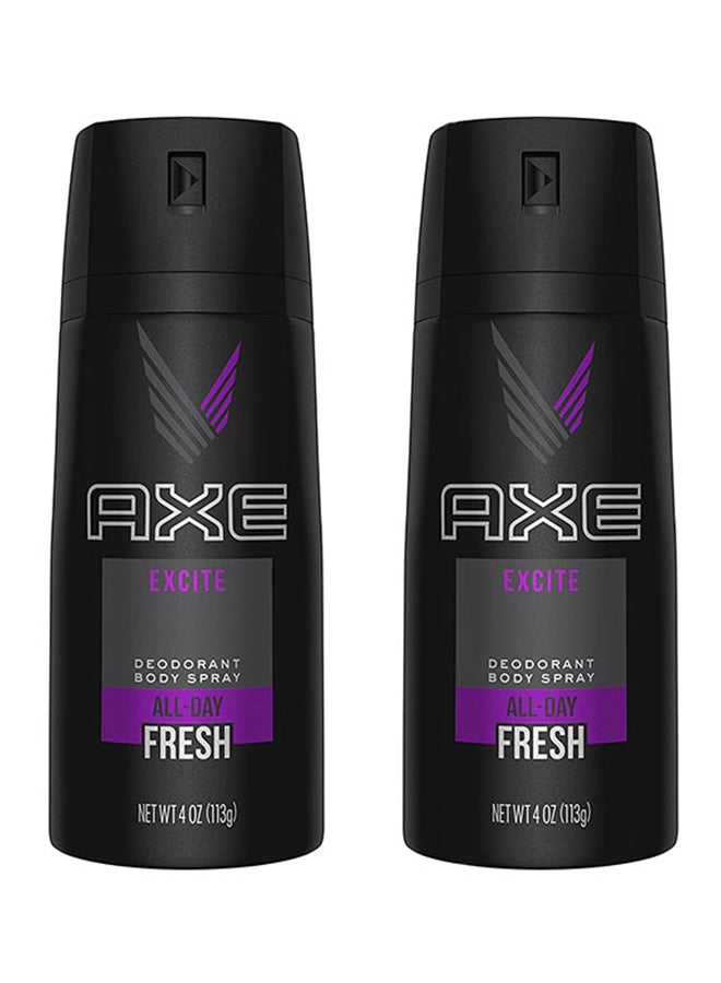 Axe 2-Piece Excite Body Deodorant Spray