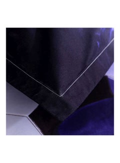 Generic 3-Piece Printed Bed Sheet Set Polyester White/Black/purple King  - Image 3