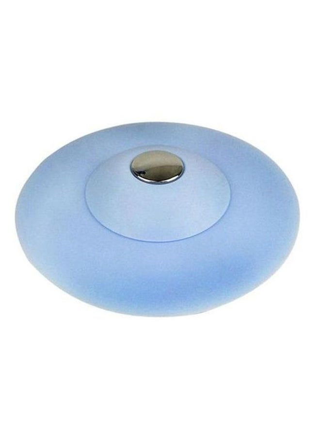TOAO Non-Slip Flexible Drain Stopper Light Blue 10 x 3.6cm 