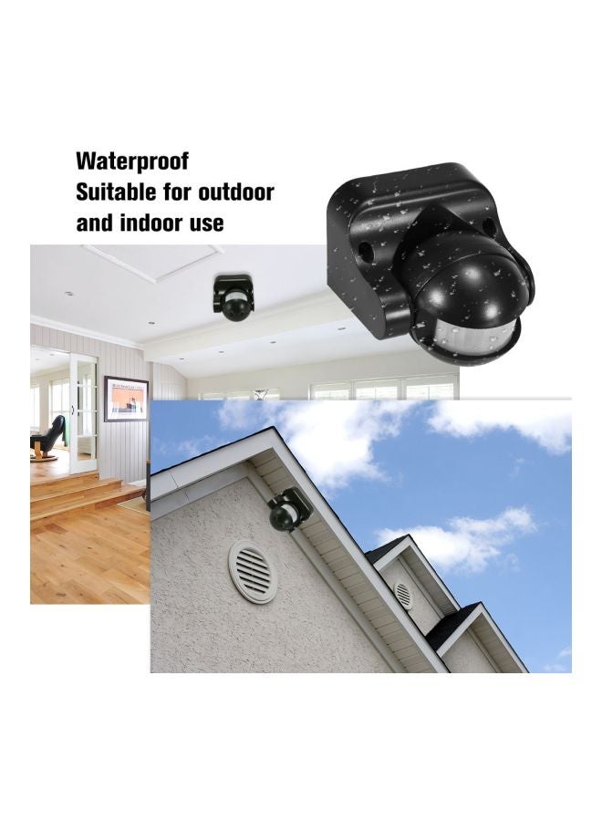 Generic - Infrared Motion Sensor Switch Movement Detector Black 87x62x100mm - Image 1