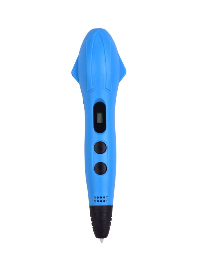 Generic 3D Printing Pen With 3 Colour Filament Refills Blue/Black  - Image 1