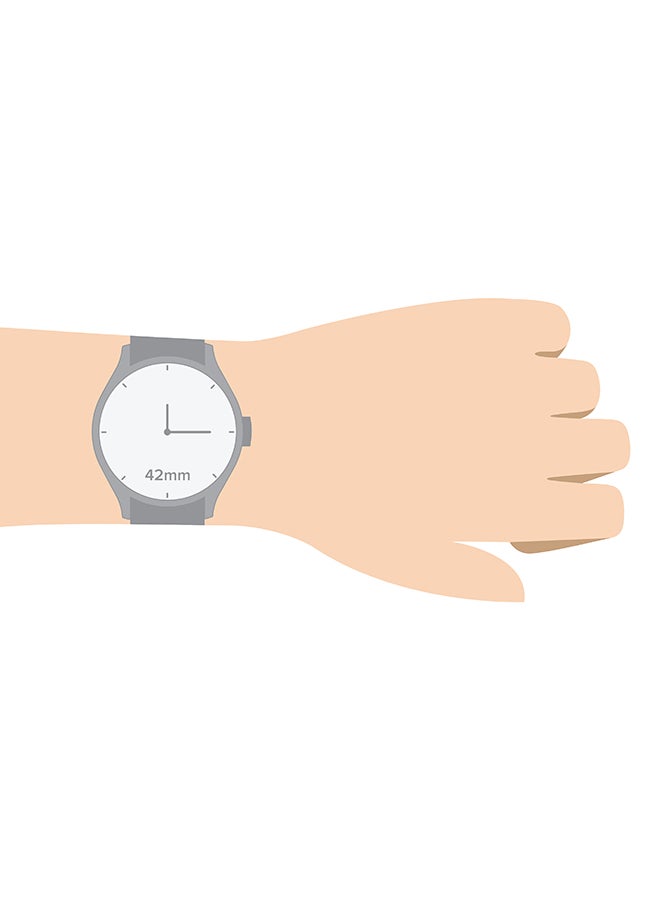 فيليب مورالي السويسرية ساعة يد بعقارب بسوار من الجلد طراز L1371WOO للرجال - Image 4