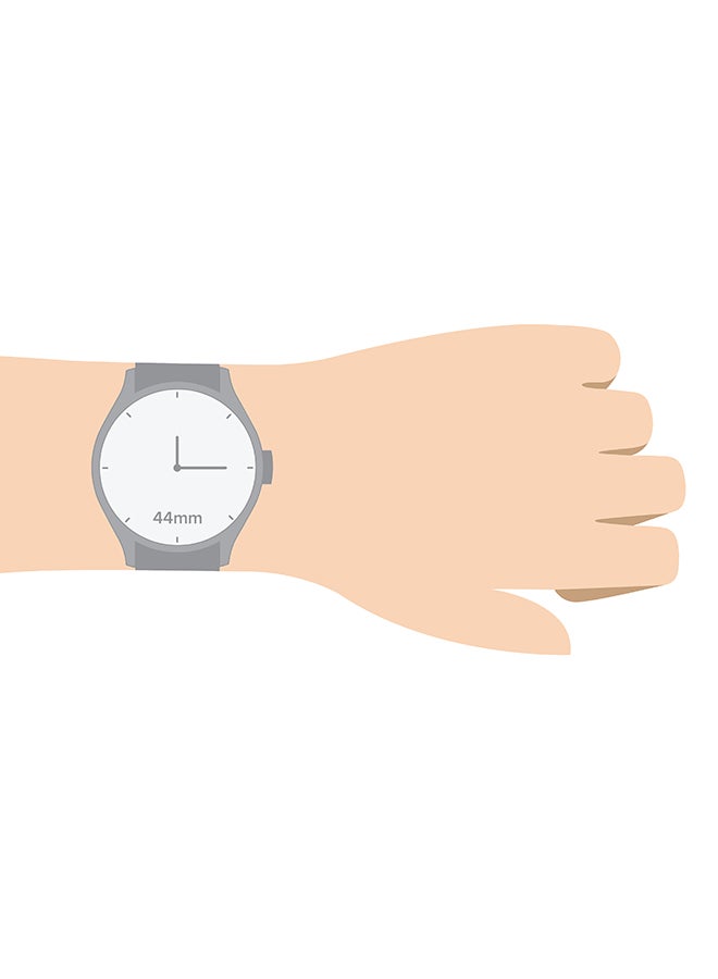 كاسيو ساعة يد بعقارب مقاومة للماء طراز MTP-V002D-7BUDF - 37 مم - فضي للرجال - Image 2