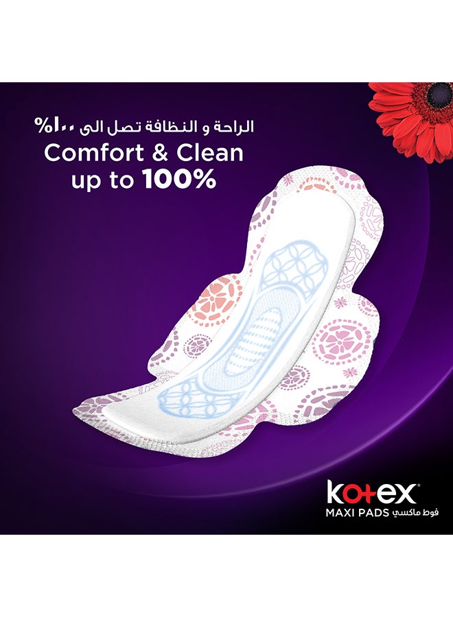 Kotex Maxi Normal With Wings Sanitary Pads, 100 Piece, Pack Of 2 - Image 3