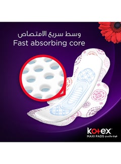 Kotex Maxi Normal With Wings Sanitary Pads, 100 Piece, Pack Of 2  - Image 4