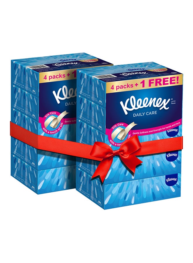 Kleenex 2 Ply Daily Care Facial Tissue 130 Sheets Pack Of 10 White  - Image 1
