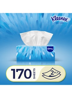 Kleenex 2 Ply Daily Care Facial Tissue 170 Sheets Pack Of 10 White  - Image 4