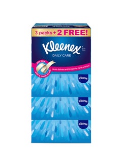 Kleenex 2 Ply Daily Care Facial Tissue 170 Sheets Pack Of 5 White  - Image 1