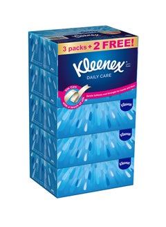 Kleenex 2 Ply Daily Care Facial Tissue 170 Sheets Pack Of 5 White  - Image 2