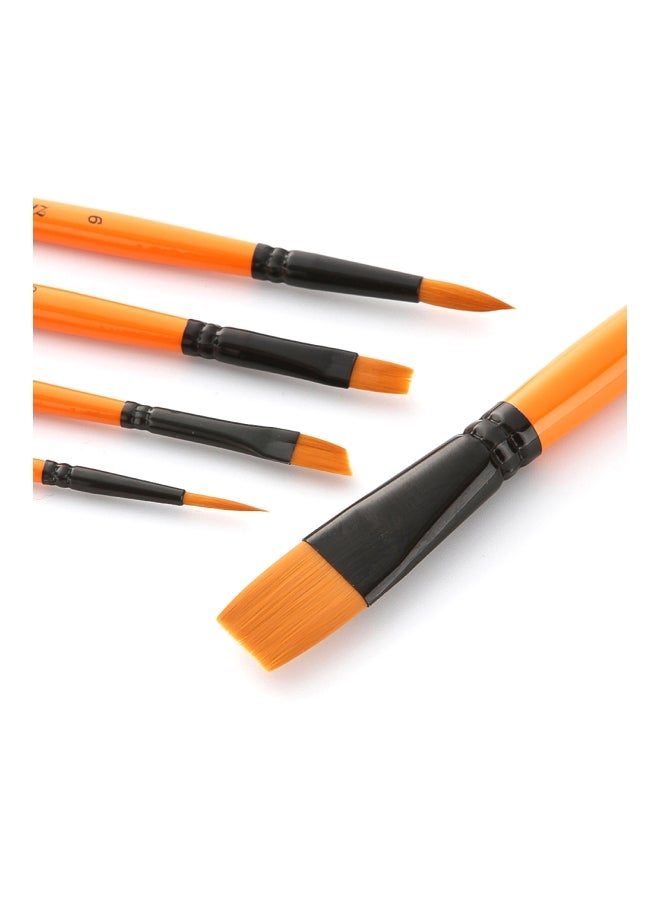 طقم فرش طلاء مكون من 10 قطع مع حقيبة . أصفر/أسود - Image 3