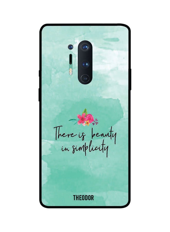 Theodor Protective Case Cover For Oneplus 8 Pro Sea Green/Black