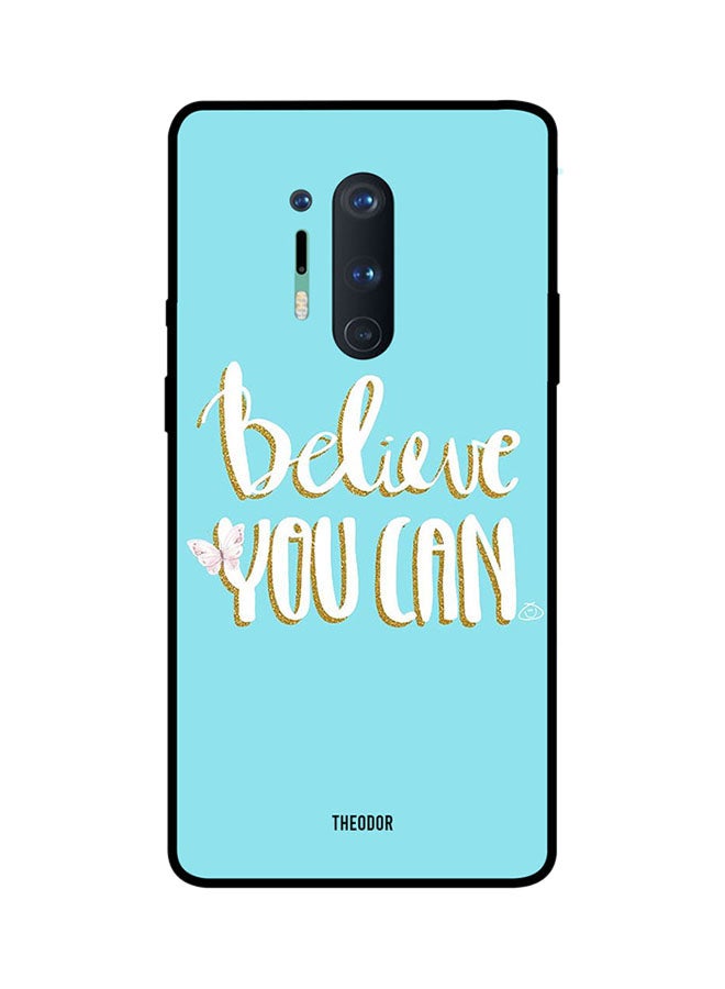 غطاء حماية واقٍ لهاتف ون بلس 8 برو أزرق/ذهبي/أبيض