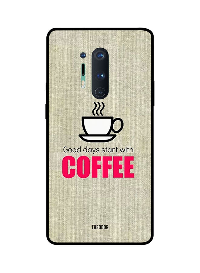 Theodor Protective Case Cover For Oneplus 8 Pro Beige/Pink/White