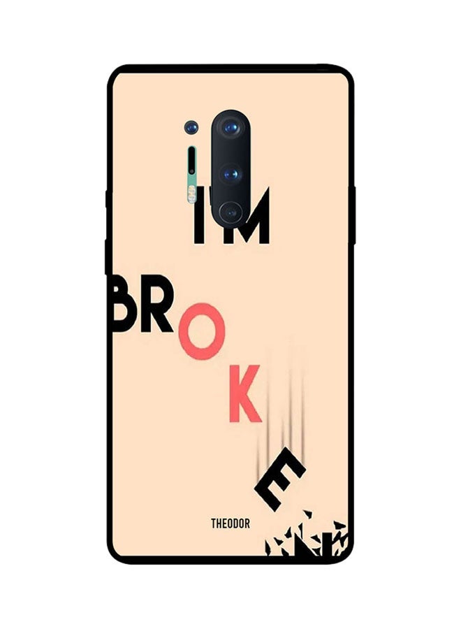 Theodor Protective Case Cover For Oneplus 8 Pro Beige/Pink/Black