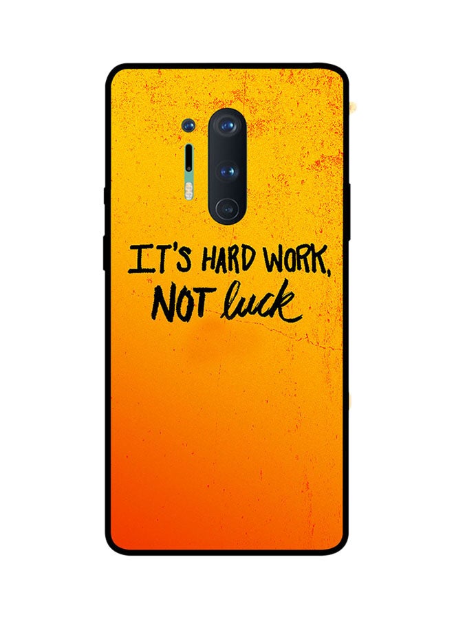 Theodor Protective Case Cover For Oneplus 8 Pro Orange/Black