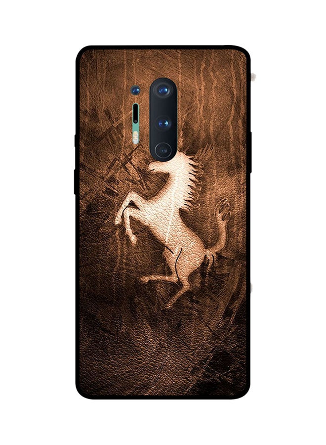 Theodor Protective Case Cover For Oneplus 8 Pro Brown/Beige