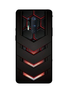 Protective Case Cover For Oneplus 8 Pro Black/Red