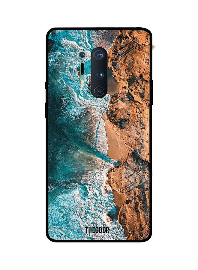 ثيودور غطاء حماية واقٍ لهاتف ون بلس 8 برو أزرق/بني