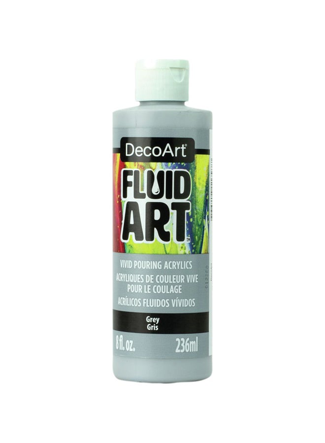 Deco Art - Fluid Art Ready-To-Pour Acrylic Paint Grey - Image 1