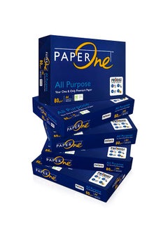 PaperOne All Purpose Premium Copy Paper, 80 GSM, A4 Size, 5 Reams Per Carton Box A4  - Image 2
