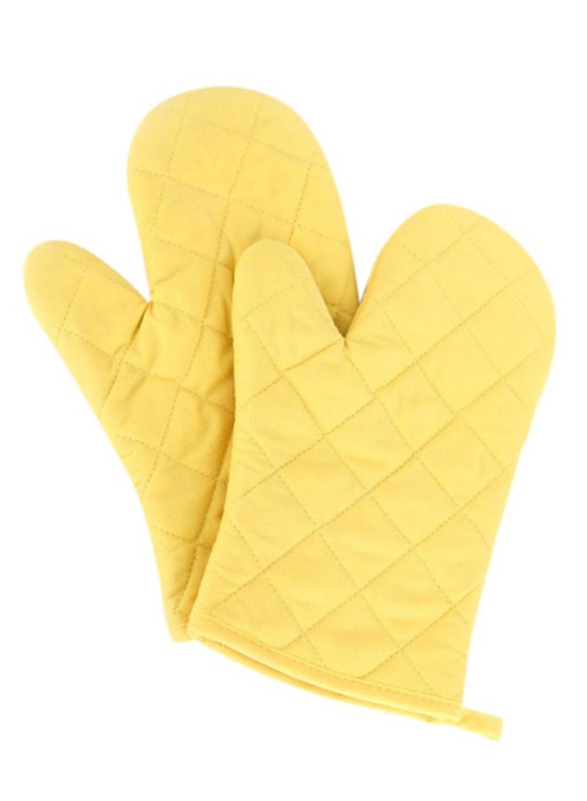 MEGGO Anti Steam Oven Glove Yellow 18 x 28centimeter
