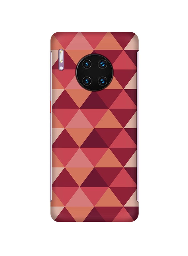 Stylizedd - Slim Snap Basic Series Anti-Scratch Customized Mobile Case Cover For Huawei Mate 30 Pro Topsy Turvy Triangles - Image 1