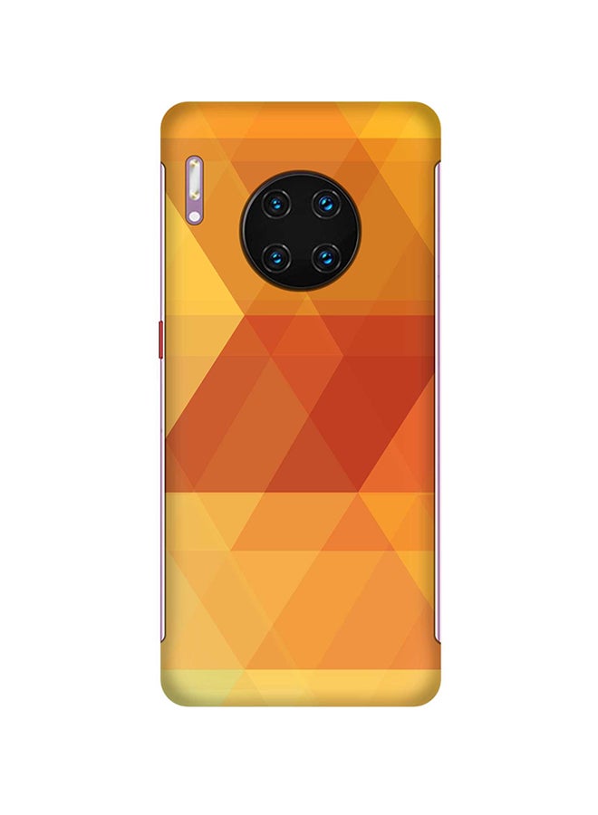 Stylizedd Slim Snap Basic Series Anti-Scratch Customized Mobile Case Cover For Huawei Mate 30 Pro Yellow Fever