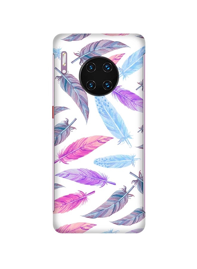 Stylizedd Slim Snap Basic Series Anti-Scratch Customized Mobile Case Cover For Huawei Mate 30 Pro Feather Colors