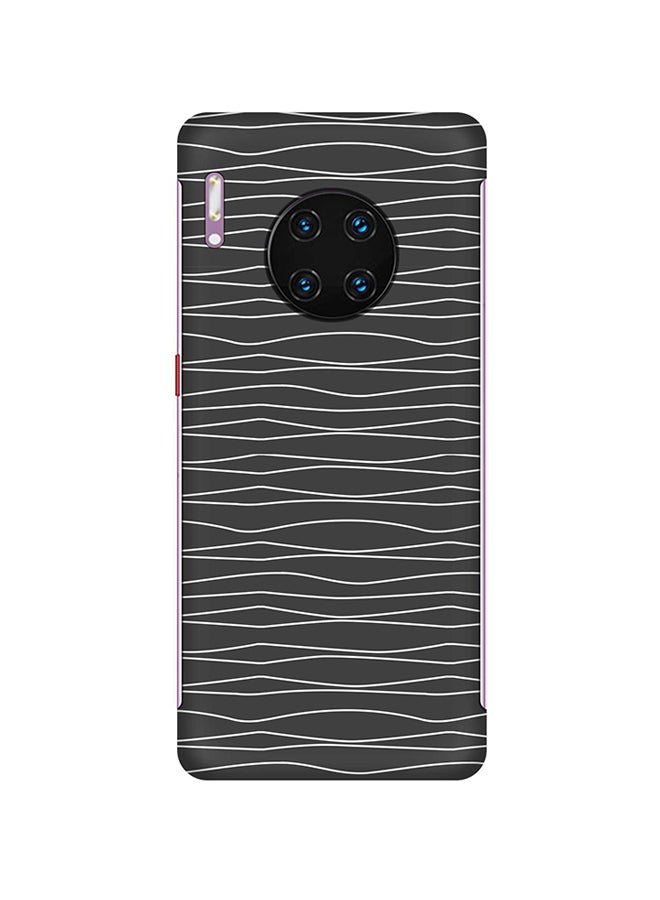 Stylizedd Slim Snap Basic Series Anti-Scratch Customized Mobile Case Cover For Huawei Mate 30 Pro Squiggly Lines