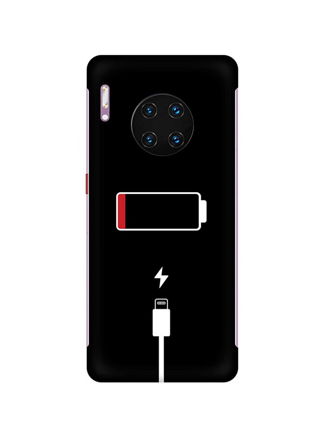 Stylizedd Slim Snap Basic Series Anti-Scratch Customized Mobile Case Cover For Huawei Mate 30 Pro Battery Empty