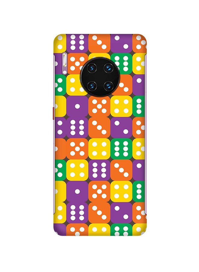 Stylizedd - Slim Snap Basic Series Anti-Scratch Customized Mobile Case Cover For Huawei Mate 30 Pro Dice Roll - Image 1