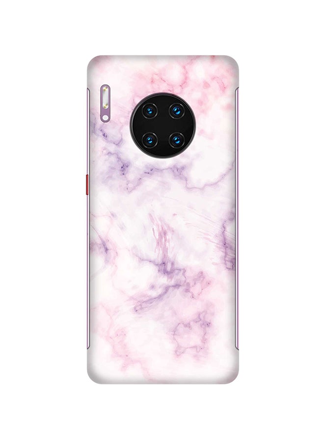 Stylizedd Slim Snap Basic Series Anti-Scratch Customized Mobile Case Cover For Huawei Mate 30 Pro Marble Print Cotton Candy 