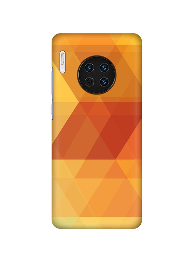 Stylizedd Slim Snap Basic Series Anti-Scratch Customized Mobile Case Cover For Huawei Mate 30 Yellow Fever