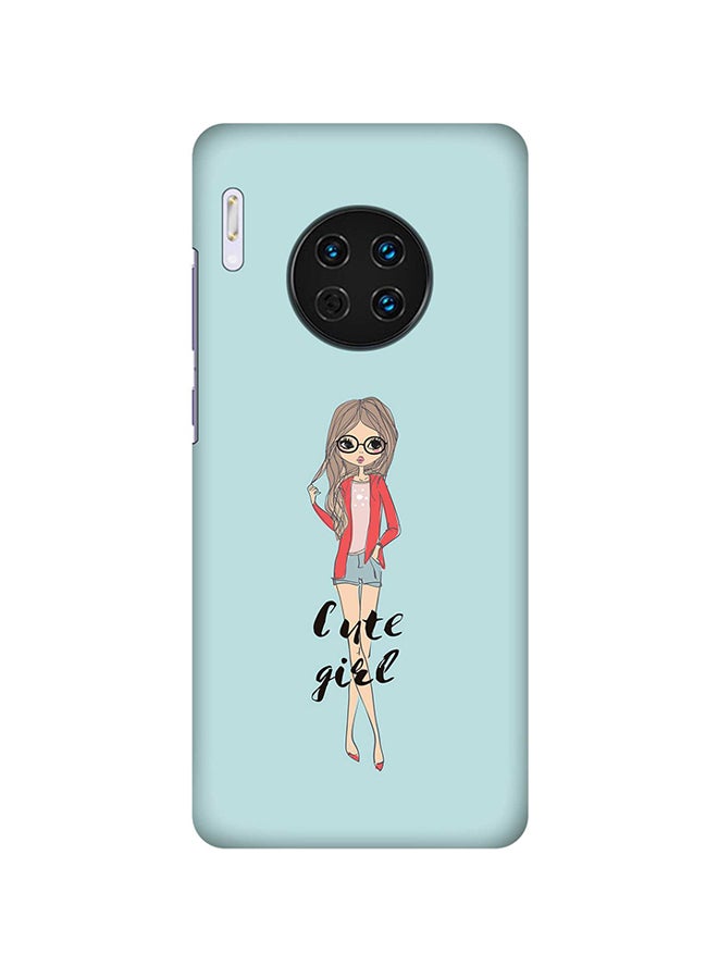 Stylizedd Slim Snap Basic Series Anti-Scratch Customized Mobile Case Cover For Huawei Mate 30 Dreamer Cute Girl