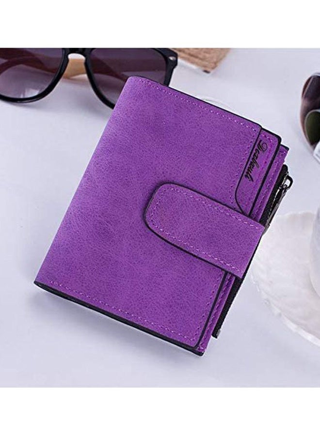 OUTAD Vintage Design Wallet Purple  - Image 3