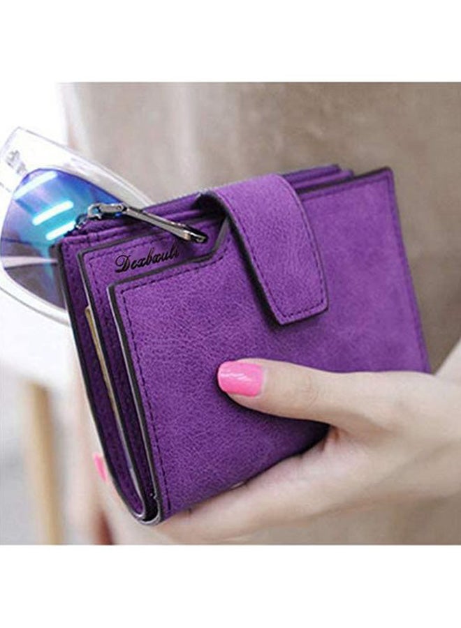 OUTAD Vintage Design Wallet Purple  - Image 4