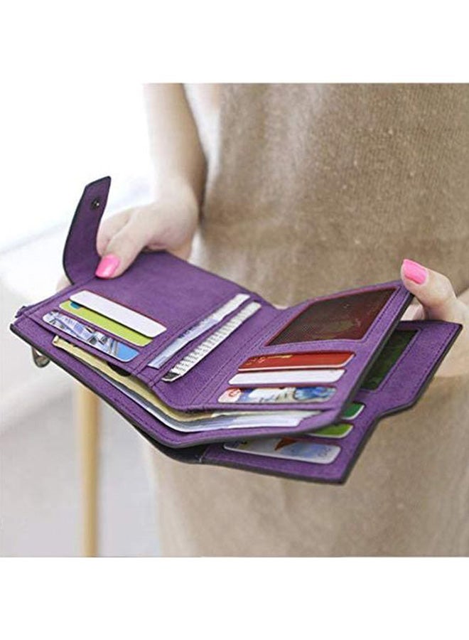 OUTAD Vintage Design Wallet Purple  - Image 2