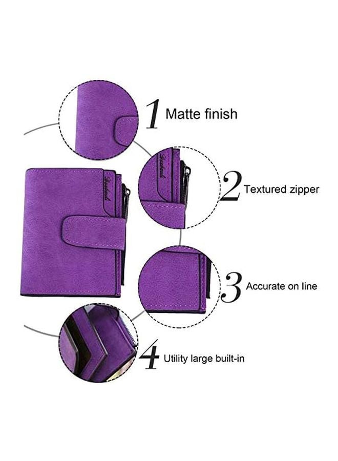 OUTAD Vintage Design Wallet Purple  - Image 5