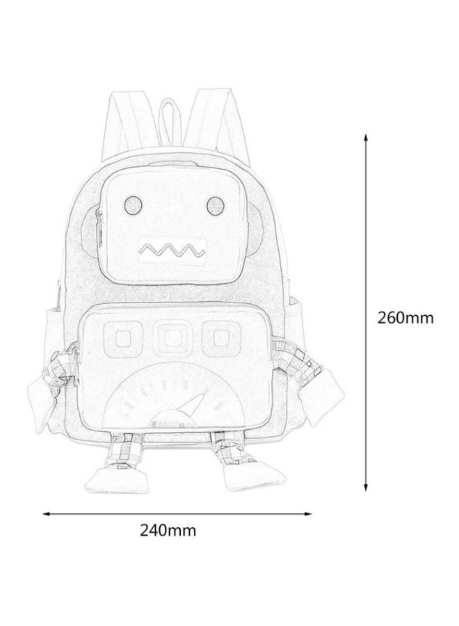 OUTAD Robot Cartoon Shape Kids Backpack Multicolour - Image 3