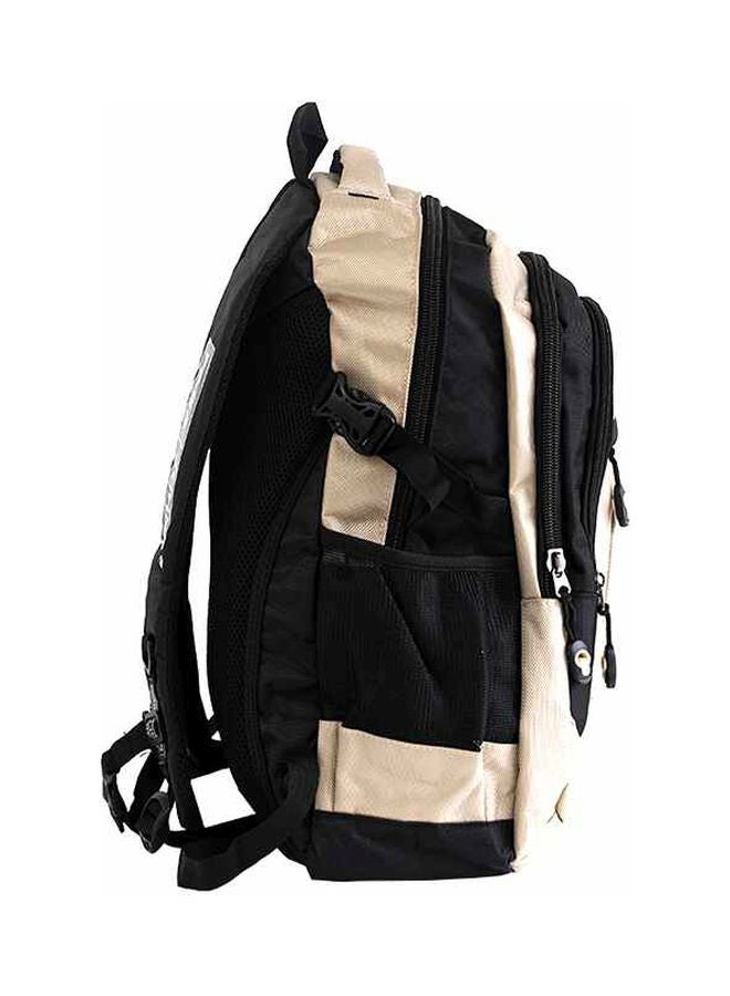 PARAJOHN Nylon Zipper Back Pack Beige - Image 2