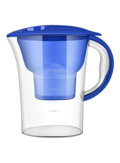 Generic Activated Charcoal Water Filter Pitcher Blue/Clear 27X11X26centimeter  - Image 1