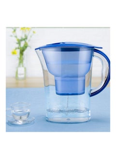 Generic Activated Charcoal Water Filter Pitcher Blue/Clear 27X11X26centimeter  - Image 4