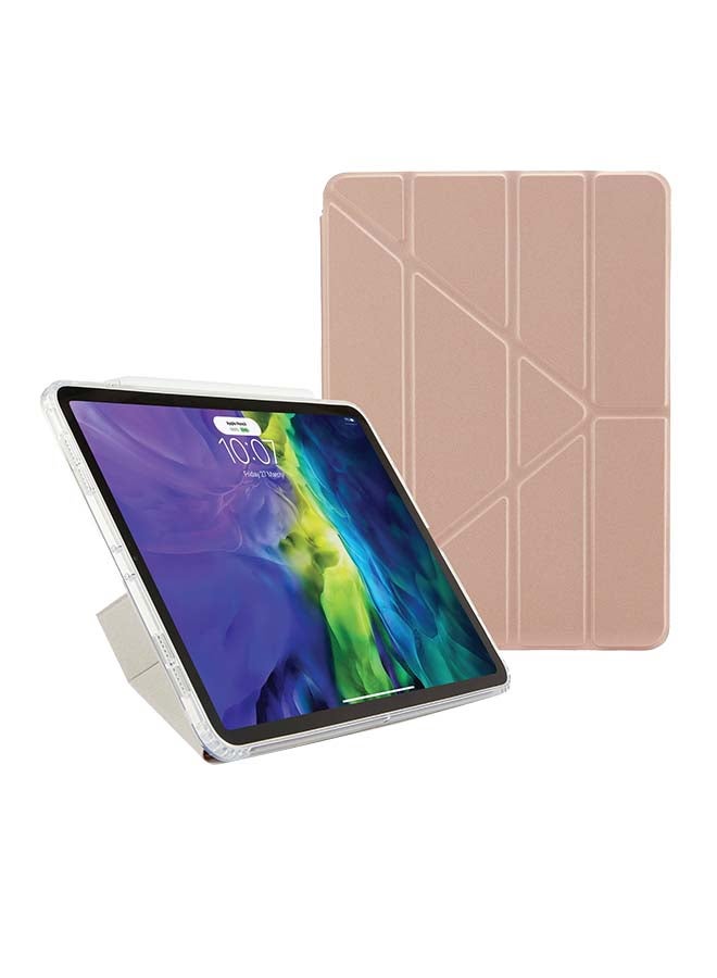 Pipetto 5-In-1 Protective Case Cover For Apple iPad Pro 11-Inch (2020) Rose Gold and Clear - Image 1