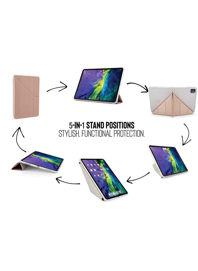 Pipetto 5-In-1 Protective Case Cover For Apple iPad Pro 11-Inch (2020) Rose Gold and Clear - Image 4