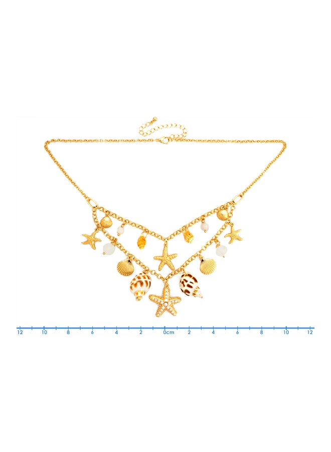 Star Fish & Shell Charms Necklace - v1589975896/N36350194A_1