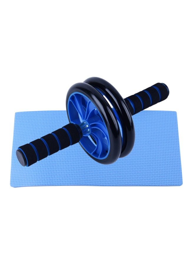 Generic 2-Piece Abdominal Roller Wheel With Knee Pad Set  - Image 1