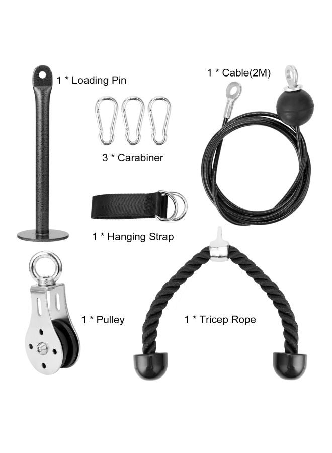 LIXADA - 8-In-1 Pulley Cable Machine Attachment System - Image 1